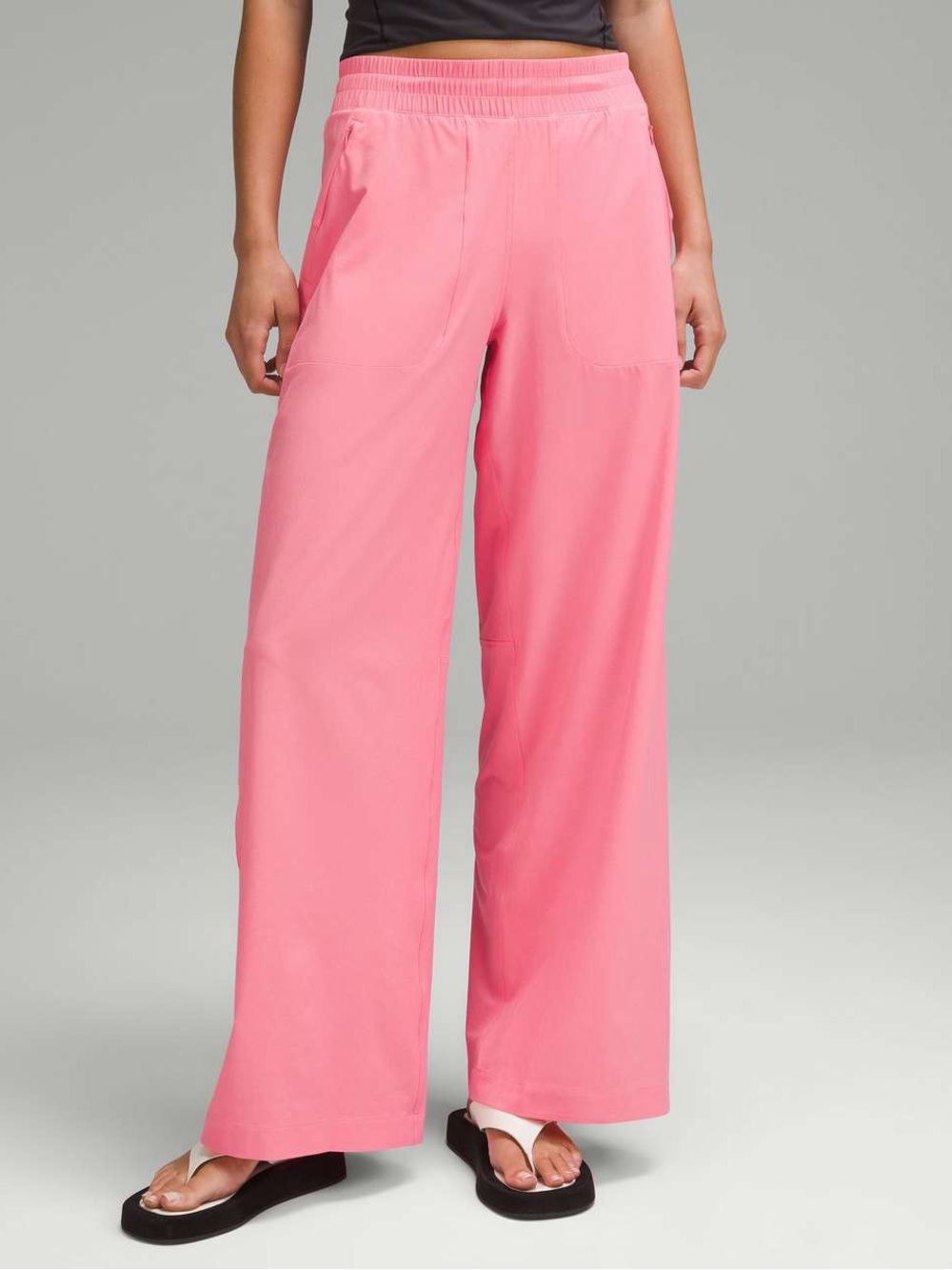 lululemon pink wide leg pants size 6